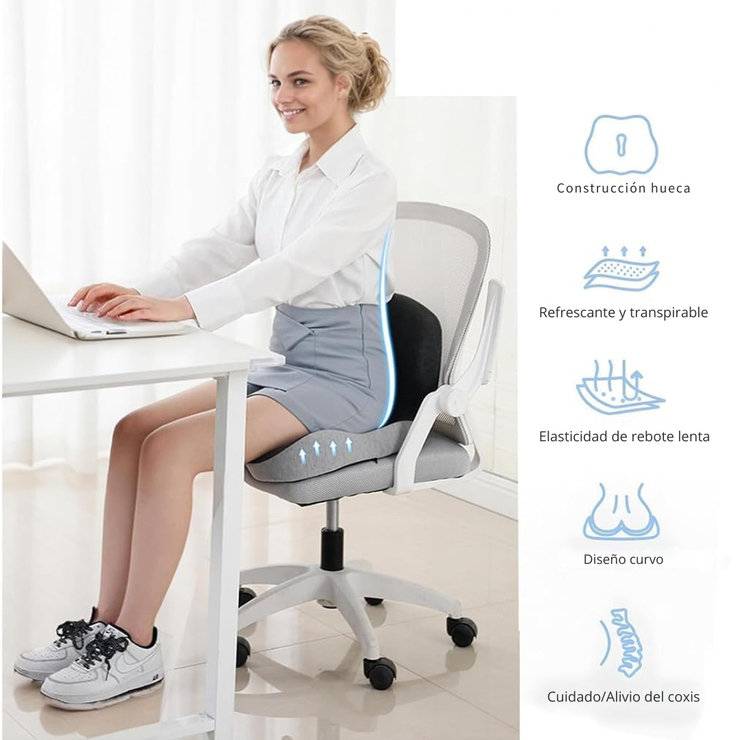 Cojín Ergonómico Espalda y Cadera